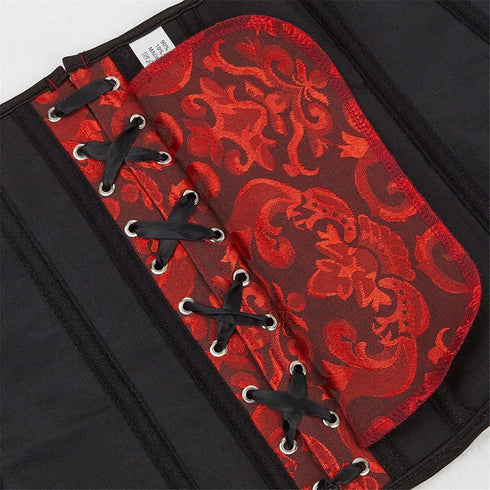 Women's Corset Top Bustier Waist Cincher Jacquard Costume Tops