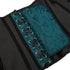 Women Plus Size Lace Up Back Floral Corset Bustier Top