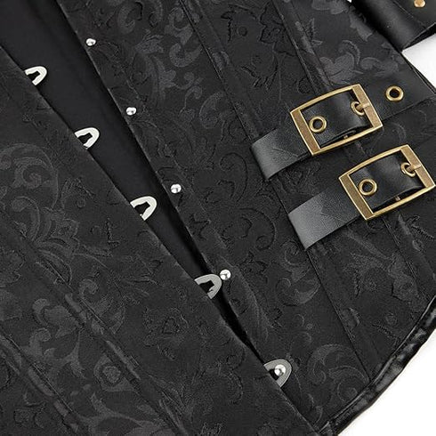 Women's Retro Steel Boned Steampunk Overbust Corsets