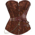Women's Retro Steel Boned Steampunk Overbust Corsets