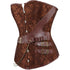 Women's Retro Steel Boned Steampunk Overbust Corsets