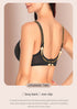 Women's See Through Sexy Plus Size Bra Steel Ring Support Thin Comfort Bra