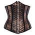 Women's Skull Corsets Underbust Gothic Retro Corset Top Lace Up Bustier