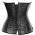 Women's Steampunk Faux Leather Corset With Buckle-Up