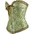 Womens Fashion Satin Classic Sweetheart Brocade Overbust Corset