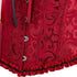 Womens Fashion Satin Classic Sweetheart Brocade Overbust Corset