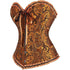 Womens Fashion Satin Classic Sweetheart Brocade Overbust Corset
