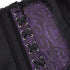 Womens Fashion Satin Classic Sweetheart Brocade Overbust Corset
