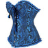 Womens Fashion Satin Classic Sweetheart Brocade Overbust Corset