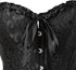 Womens Fashion Satin Classic Sweetheart Brocade Overbust Corset