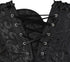 Womens Fashion Satin Classic Sweetheart Brocade Overbust Corset