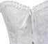 Womens Fashion Satin Classic Sweetheart Brocade Overbust Corset