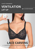 Womens One Smooth Plus Size Underwire Lace Bra Smoothing Comfortable Bra