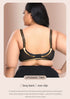 Womens Wireless Lace Plus Size Bras Ultra Thin Full Coverage Unlined Sexy Bralette