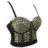 Steampunk Rivet Dance B Cup Bustier Bra