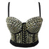 Steampunk Rivet Dance B Cup Bustier Bra