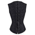 Women Double Buckle Straps Steampunk Corset