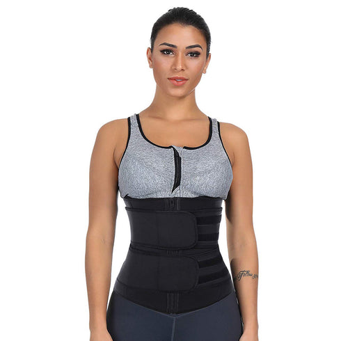 Neoprene Zipper Velcro High Compression Waist Trainer