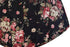 Retro Elegant Floral Print Denim Overbust Sweetheart Corset