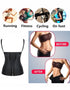 Women Latex Workout Waist Trainer with Straps
