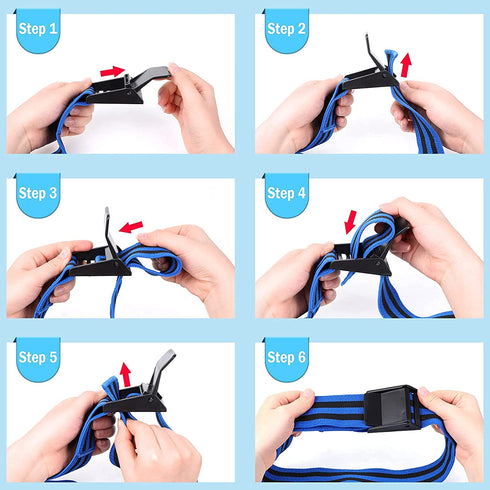 2PCS BFR Blood Flow Restriction Bands for Women Men Glutes Hip Building BFR Bundle Booty Bands