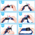 2PCS BFR Blood Flow Restriction Bands for Women Men Glutes Hip Building BFR Bundle Booty Bands