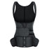 Body Shaper Latex Workout Zipper Waist Trainer Corset Vest