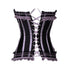 Classic Fashion Trim Pattern Bow Lace Overbust Corset