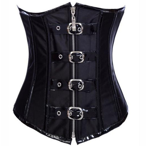 Fashion Retro Strong Leather Underbust Corset