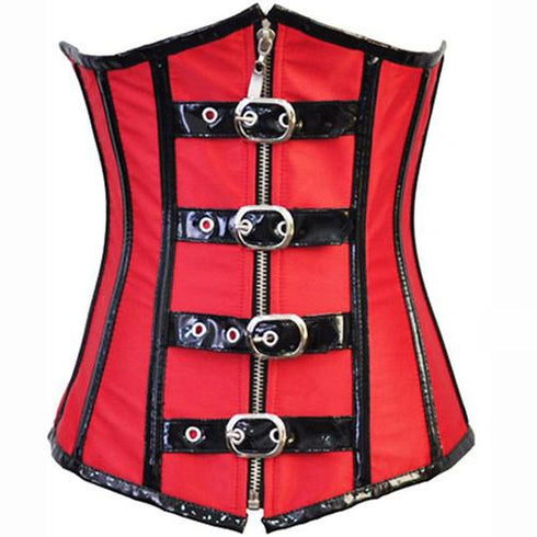 Fashion Retro Strong Leather Underbust Corset