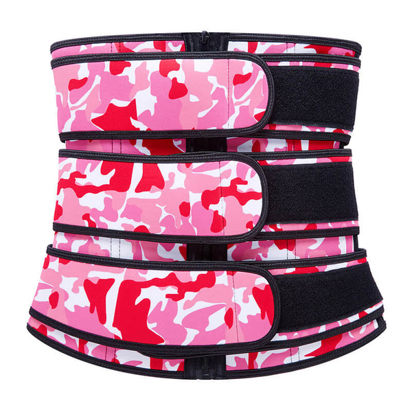 Hot Sweat 3 Belt Neoprene Waist Trainer Body Shaper