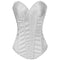 Hot Sexy Satin Underwire Cups Bridal Overbust Corset