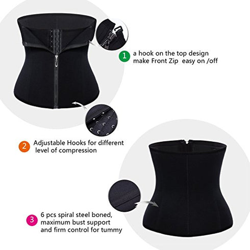 Women's Double Control Waist Trainer Body Shaper
