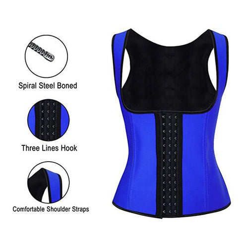Slimming Shapewear Latex Waist Training With Straps Fajas Colombians