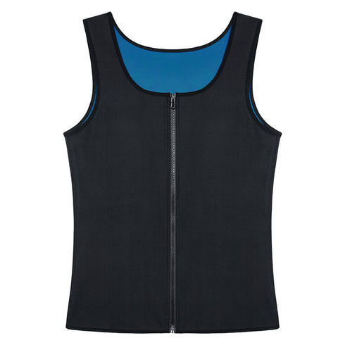 Men Sauna Sweat Weight Loss Gym Waist Trainer Vest