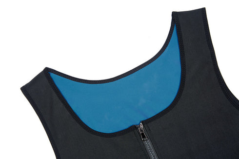 Men Sauna Sweat Weight Loss Gym Waist Trainer Vest