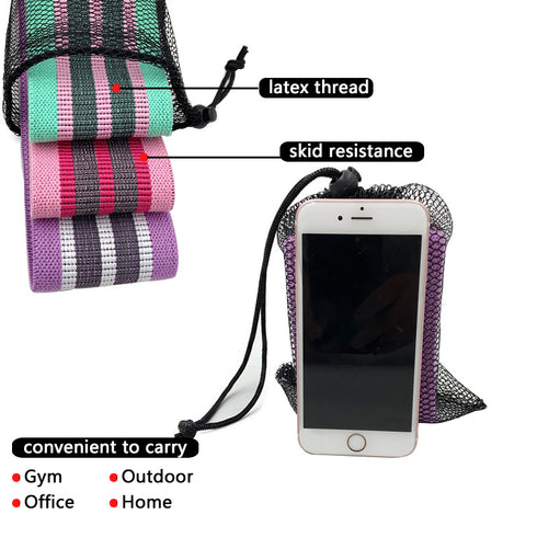 Resistance Bands for Legs Non-Slip Bands 3 Levels Glute Bands