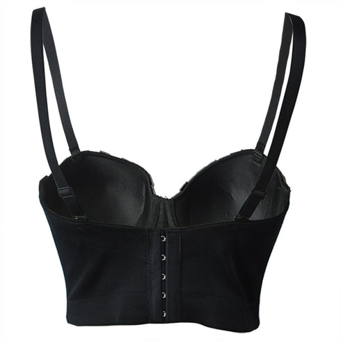Steampunk Rivet Dance B Cup Bustier Bra