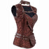 Steampunk Brocade Jacket Corset With Belt Pockets
