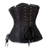 Steampunk Chain Lace Embroidered Waist Cincher Underbust Corset