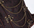 Steampunk Chain Lace Embroidered Waist Cincher Underbust Corset