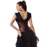Steampunk Gothic Victorian Underbust Clasp Buckles Brocade Corset