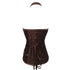 Victorian Zipper Belt Chain Leather Steampunk Corsets Vest