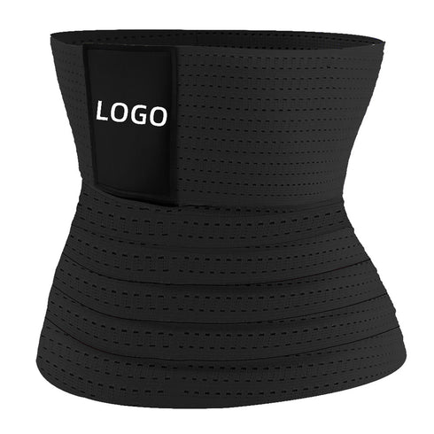 Waist Trimmer Tummy Wrap Breathable Mesh Waist Trainer Belt- One Size Fit All