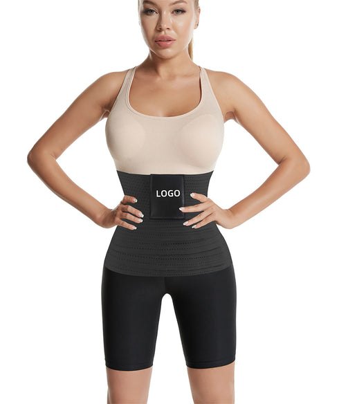 Waist Trimmer Tummy Wrap Breathable Mesh Waist Trainer Belt- One Size Fit All