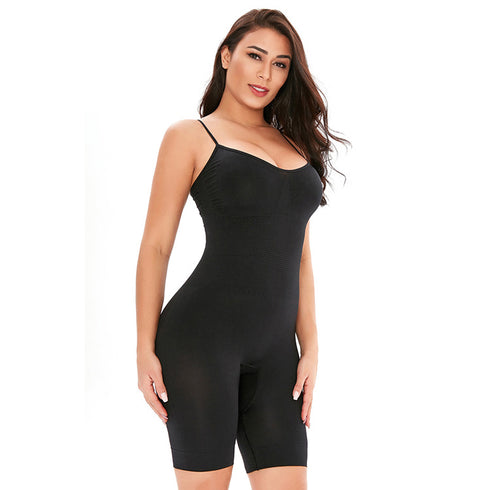 Women Tummy Control Shapewear Zipper Fajas Bodysuit