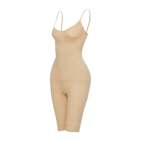 Women Tummy Control Shapewear Zipper Fajas Bodysuit
