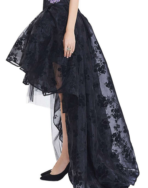 Steampunk Costume Skirt Midi Tulle Skirt