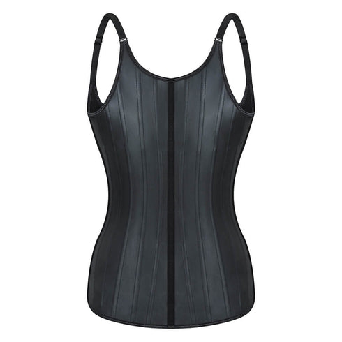 25 Steel Boned Waist Trainer Latex Body Shaper Vest