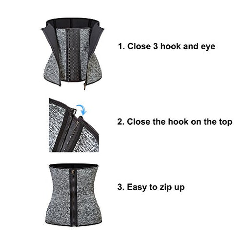 Women's Double Control Waist Trainer Body Shaper